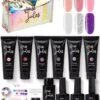 Miss Jules® Luxe Complete Polygel Kit - Polygel Nagels Starterspakket - 6 Kleuren - Perfecte Combinatie Gellak & Acryl - Incl. UV LED Lamp & Instructievideo (NL) -Maquillage Cosmetics 1005x1200 6
