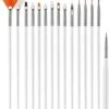 Merkloos Nail Art Penselen Set 15 Delig Wit - Gel / Acryl Penselen Nail Brush 1 Merkloos Nail Art Penselen Set 15 Delig Wit - Gel / Acryl Penselen Nail Brush -Maquillage Cosmetics 1006x1200 9