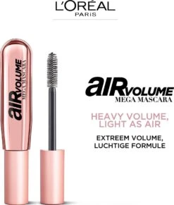 L'Oréal Paris Air Mega Volume Mascara - 01 Black - Zwart -Maquillage Cosmetics 1020x1200 2