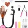 Merkloos Oefenhand Voor Nagels - Nailtrainer - Nagel Oefenhand - Compleet Acryl Nagels Starterpakket -Maquillage Cosmetics 1021x1200 9