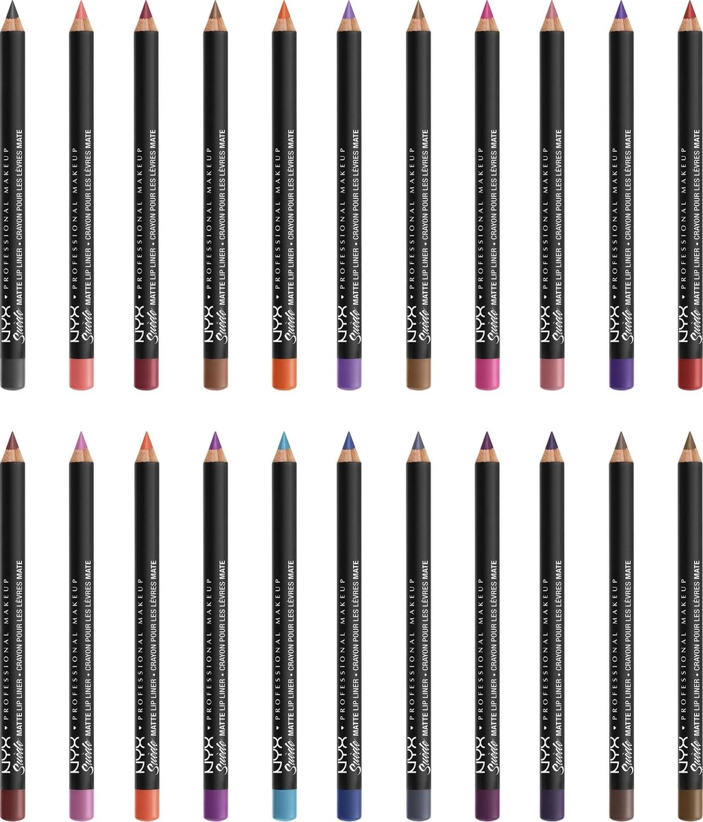 NYX Professional Makeup Suede Matte Lip Liner - SMLLT04 Soft Spoken - Lippenpotlood - 1 Gr 6 NYX Professional Makeup Suede Matte Lip Liner - SMLLT04 Soft Spoken - Lippenpotlood - 1 Gr – Image 4