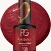 Pink Gellac - Amorous Red - Gellak - Vegan - Rood - Shimmer Finish - 15 Ml