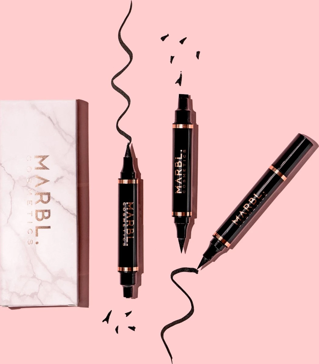 MARBL. Cosmetics - Easy Wing - Eyeliner Stempel - 8mm - Waterproof - Vlekproof - Vegan - Dierproefvrij 10 MARBL. Cosmetics - Easy Wing - Eyeliner Stempel - 8mm - Waterproof - Vlekproof - Vegan - Dierproefvrij – Image 8