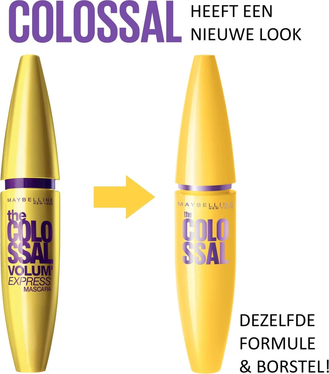Maybelline Volum' Express Colossal Glam Black Mascara - Volume Mascara 12 Maybelline Volum' Express Colossal Glam Black Mascara - Volume Mascara – Image 10