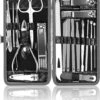 Nagelknipper Set – 18-Delige Pedicure En Manicure Sets Nagelaccessoires – Nagelset – Nagelverzorging Kit – Reisset Zwart -Maquillage Cosmetics 1055x1200 4