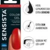 Sensista Color Gel Nagellak Sangria Seduction - Rood