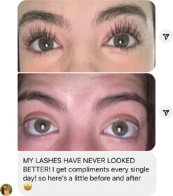 NATURA LASHES - WIMPERSERUM - LASH SERUM - EYELASH GROWTH SERUM - ECHTE RESULTATEN - TOT 55% LANGER EN 75% VOLUMINEUZER OGENDE WIMPERS -Maquillage Cosmetics 1058x1200 7