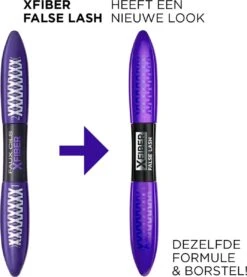L'Oréal Paris False Lash Superstar X Fiber Mascara - Zwart -Maquillage Cosmetics 1070x1200 4