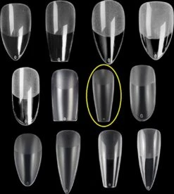 Royala 107 - Ballerina Coffin Binnen En Buiten Full Frosted - Full Cover - Nageltips - Nepnagels - Plaknagels - In Assortimentsbox - 120 Stuks 12 Maten - Voor Gellak Acrylnagellak En PolyGel Nagels - Royala Frosted Tips Line -Maquillage Cosmetics 1075x1200 5