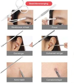 Luxe Manicure En Pedicure Set - Nagelverzorging - Nail Art - 18 Delig - Zwart -Maquillage Cosmetics 1078x1200 9