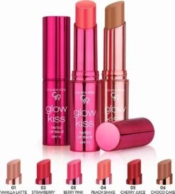 Golden Rose Glow Kiss Tinted Lip Balm PEACH SHAKE NO: 04 Met Hyaluronzuur, Vitamine E En SPF15 -Maquillage Cosmetics 1081x1200 1