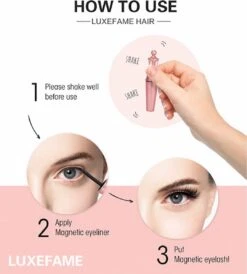 Nepwimpers - Nep Wimpers - Valse Wimpers - Lashes - False Lashes - Magnetische Wimpers - Magnetische Eyeliner - Miami -Maquillage Cosmetics 1081x1200 2