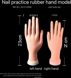 Merkloos Professionele Nagel Oefenhand | Nagellak Oefenhand | Nagelpratijk - Flexibele Hand | Oefenhand Voor Nagels 11 Merkloos Professionele Nagel Oefenhand | Nagellak Oefenhand | Nagelpratijk - Flexibele Hand | Oefenhand Voor Nagels -Maquillage Cosmetics 1082x1200 10