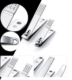 Merkloos STARMAN 7-delige Pedicure En Manicure Set - Nagelknipper - Pedicureset - Nagelvijl - Nageltang - Kalknagel - Teennagelknipper -Maquillage Cosmetics 1085x1200 11