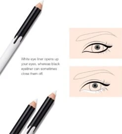 Witte Soft Eyeliner - 2 Stuks - Zachte Eyeliner - White Eyeliner - 2 Pieces - -Maquillage Cosmetics 1088x1200 6