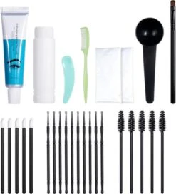 2 In 1 - Henna Wenkbrauwverf En Wimperverf - Zwart - Henna Brows - DIY Henna Brows Kit - Starterspakket Met Vele Extra's - 30 Ml -Maquillage Cosmetics 1091x1200 4