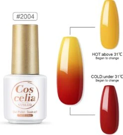 10 Temperatuur Veranderende Kleuren Gellak - Gel Nagellak - Gellakset - Nagelset - Temperature Change Nail Polish - Manicureset - 10 Kleuren Gel Polish - Gelnagels - Nagellak - Gelnagel Kit -Maquillage Cosmetics 1093x1200 8