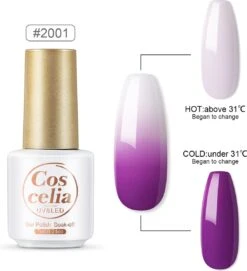 10 Temperatuur Veranderende Kleuren Gellak - Gel Nagellak - Gellakset - Nagelset - Temperature Change Nail Polish - Manicureset - 10 Kleuren Gel Polish - Gelnagels - Nagellak - Gelnagel Kit -Maquillage Cosmetics 1093x1200 9