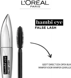 L’Oréal Paris Bambi Eye By False Lash Mascara - Zwart -Maquillage Cosmetics 1094x1200 2