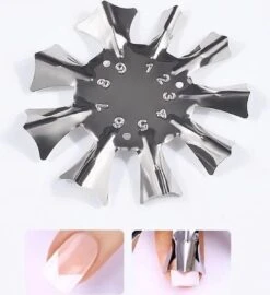 French Manicure Nagel Tool - Nail Art - Sjabloon - Tip Guide - Clean Cut 1 Stuks -Maquillage Cosmetics 1096x1200 12