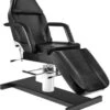 Behandelstoel Pedicurestoel Eco-leer - Zwart- Salonstoel Verstelbaar