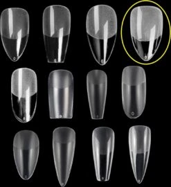 Royala 104 - Rounded Half Frosted - Full Cover - Nageltips - Nepnagels - Plaknagels - In Assortimentsbox - 120 Stuks 12 Maten - Voor Gellak Acrylnagellak En PolyGel Nagels - Royala Frosted Tips Line -Maquillage Cosmetics 1099x1200 13