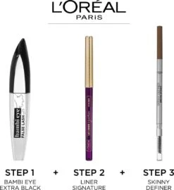 L’Oréal Paris Bambi Eye By False Lash Mascara - Extra Black -Maquillage Cosmetics 1099x1200 9