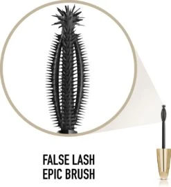 Max Factor False Lash Epic Volume Waterproof Mascara - Zwart -Maquillage Cosmetics 1100x1200 3