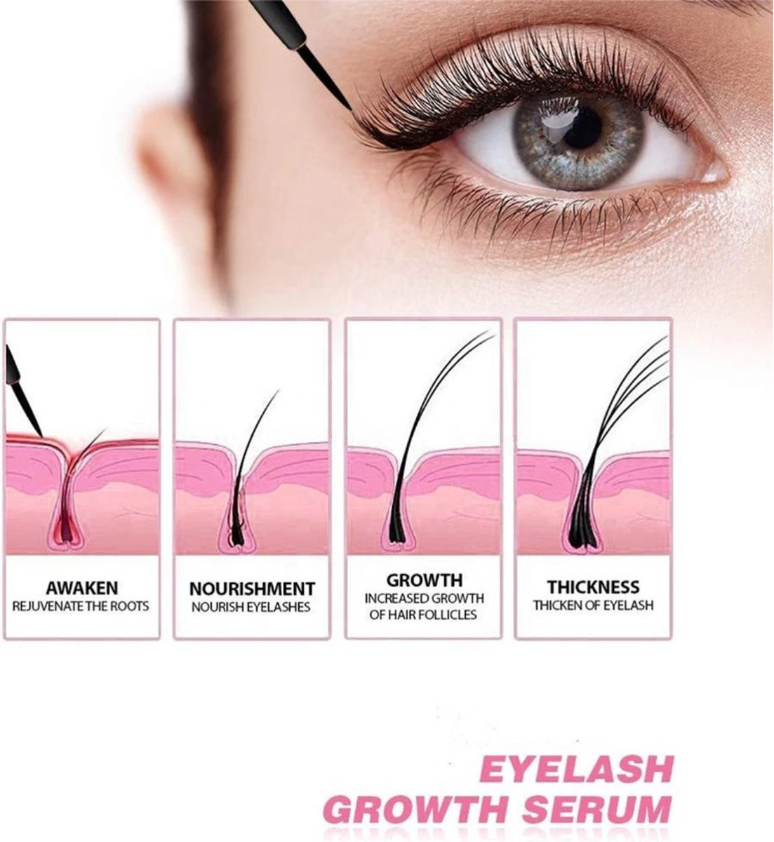 Merkloos Lash Lift Wimperserum - Lash Serum - Lashlift - Wimperlift - Eyelash Serum - Wimper Lift 13 Merkloos Lash Lift Wimperserum - Lash Serum - Lashlift - Wimperlift - Eyelash Serum - Wimper Lift – Image 11