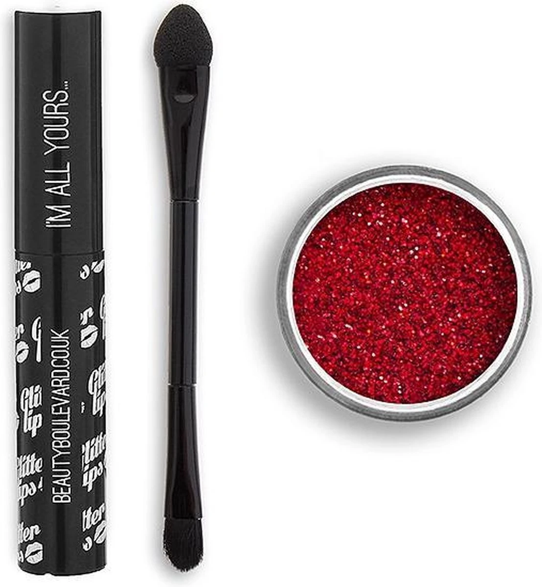 Beauty Blvd Glitter Lips Ruby Slippers 3 Piece Gift Set: Gloss Bond 3.5ml - Glitter 3g - Lip Brush 5 Beauty Blvd Glitter Lips Ruby Slippers 3 Piece Gift Set: Gloss Bond 3.5ml - Glitter 3g - Lip Brush – Image 3