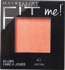 Maybelline Fit Me Blush - 40 Peach - Oranje - Natuurlijk Ogende Rouge -Maquillage Cosmetics 1113x1200 2