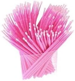 Lashes & More - 100 Stuks Wegwerp Microbrushes - Roze - Wimpers Uitbreiding - Individuele Lash Verwijderen - Wattenstaafje - Micro Borstel Voor Wimper Extensions Tool- Microbrush -Maquillage Cosmetics 1114x1200 12