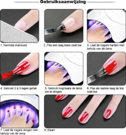 Gellak Starterspakket - Gellak - Gelnagel Kit - UV Lamp 36W - LED - Manicure Set - 12 Kleuren Gel Polish - Nail Art - Nagellamp - Nagelboor - Nageldroger - Nagellak -Maquillage Cosmetics 1117x1200 13