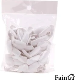 Oefen Nagels - 100 Stuks – Wit – Nailtrainer Tips - Nailtrainer Nagel Oefenhand - Oefenhand Voor Nagels – Nagel Oefenhand – Nailtrainer Refill – Nagel Bedjes Oefenhand -Maquillage Cosmetics 1117x1200 18