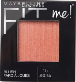 Maybelline Fit Me Blush - 15 Nude - Oranje - Natuurlijk Ogende Rouge -Maquillage Cosmetics 1117x1200 3
