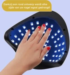 280 Watt UV LED Lamp Nagels - 66 Leds - SUN X10 MAX - Nagel UV Lamp - Gellak Lamp - Nagellamp - Nagellamp Led - Nagellamp Voor Gel Nagellak - Nagellamp Led Uv - Nagellamp Uv - Nagellamp Gelnagels - Gellak - Nageldroger -Maquillage Cosmetics 1121x1200 12