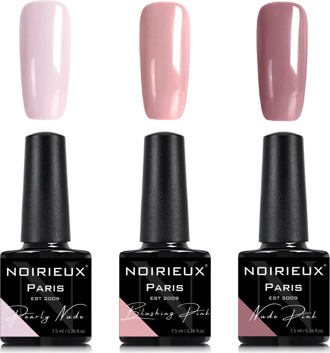 NOIRIEUX® Premium Gellak - Nude Set 3 NOIRIEUX® Premium Gellak - Nude Set