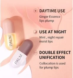 Merkloos Palm Cosmetics Lip Plumper Dag En Nacht (2 Stuks) - Lip Filler - Lip Vergroter - Volle Lippen - Gember Extract & Vitamine E - (Gratis Levering) 9 Merkloos Palm Cosmetics Lip Plumper Dag En Nacht (2 Stuks) - Lip Filler - Lip Vergroter - Volle Lippen - Gember Extract & Vitamine E - (Gratis Levering) -Maquillage Cosmetics 1124x1200 4