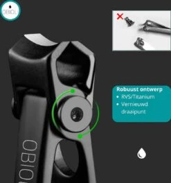 Obioli ™ Nagelknipper Set - Luxe Cadeau Doos Voor Mannen En Vrouwen - Nageltang - Nagelschaar - Kalknagels - Teennagel - Met Nagelvijl - Zwart - Groot - Gift Box -Maquillage Cosmetics 1124x1200 6