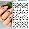 PRO-Deals | Nagelstickers | Nagel Stickers Hartjes | Kleur Zwart | Nail Art 3D Stickers | Nagelstickers Kinderen | Nagel Decoratie -Maquillage Cosmetics 1145x1200 9