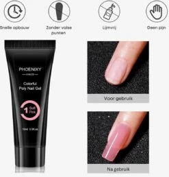 Merkloos Polygel Nagels Starterspakket | 12 Stuks | Langdurig | Polygel Kit | Polygel Nagels | Set 3 -Maquillage Cosmetics 1150x1200 7