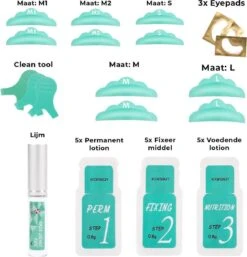 Lash Lift Kit Met Extra Sterke En Snel Drogende Lijm - Vernieuwde Wimperlifting Set - Wimperserums Met Wenkbrauw Gel - Lash Lift Set -Maquillage Cosmetics 1153x1200 2