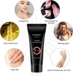Merkloos Polygel Nagels Starterspakket | 12 Stuks | Langdurig | Polygel Kit | Polygel Nagels | Set 3 -Maquillage Cosmetics 1154x1200 20
