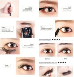 Magnetische Wimpers - 3 Paar - Luxe Set Inc. Eyeliner, Mascara, Kruller -Maquillage Cosmetics 1158x1200 12