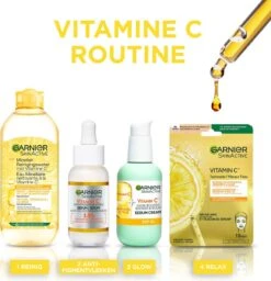 Garnier SkinActive Vitamine C* Glow Giftbox - Micellair Reinigingswater & Serum & Serum Cream -Maquillage Cosmetics 1158x1200 16