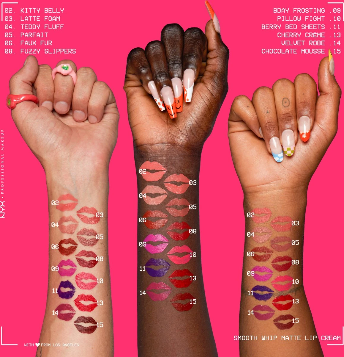 NYX Professional Makeup Lippenstift Smooth Whip Matte - 16 Feelings - 4 Ml 8 NYX Professional Makeup Lippenstift Smooth Whip Matte - 16 Feelings - 4 Ml – Image 6