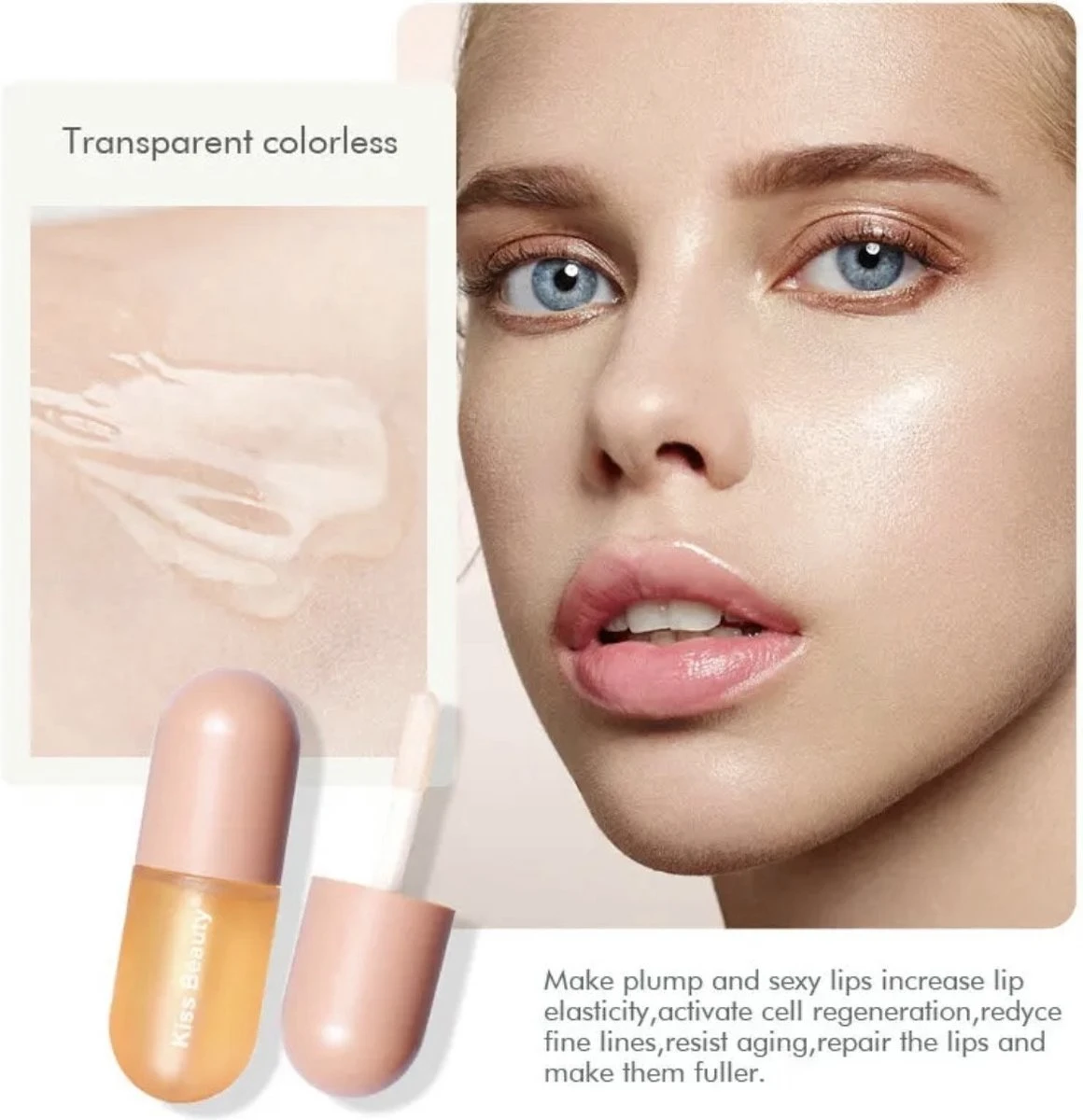 Natuurlijke Lip Plumper|Gember Extract & Vitamine E - Vollere Lippen - Lip Care - Lip Filler - Full Lips - Volume Van Je Lippen- Herstellende Lippen- Lipgloss Intense- Lip Maximizer - Mint Extract & Vitamine E- Selfcare - Extreme Lipgloss 4 Natuurlijke Lip Plumper|Gember Extract & Vitamine E - Vollere Lippen - Lip Care - Lip Filler - Full Lips - Volume Van Je Lippen- Herstellende Lippen- Lipgloss Intense- Lip Maximizer - Mint Extract & Vitamine E- Selfcare - Extreme Lipgloss – Image 2