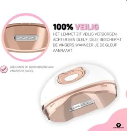 Vulpes BeautyCare® Elektrische Nagelknipper - Nagelschaar Met Opvangbakje – Veilige Nagelschaar Voor Baby’s, Kinderen, Volwassenen En Ouderen - Draadloos En Geruisloos – USB-Oplaadbaar – Rosé / Wit -Maquillage Cosmetics 1160x1200 26