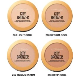 Maybelline City Bronzer Bronzer & Countour Powder - 100 Light Cool - Bronzing En Contouring Poeder - 51,4 Gr. -Maquillage Cosmetics 1160x1200 4