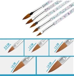 Jawes- Acryl Penselen- 5 Stuks - Acryl Nagels- Arcylpenselen- Acryl- Nagels- Polygel- Nagellak- Gelnagels- Gereedschap- Nagelstyliste- Gellak- Nagelgereedschap- Nail Art 10 Jawes- Acryl Penselen- 5 Stuks - Acryl Nagels- Arcylpenselen- Acryl- Nagels- Polygel- Nagellak- Gelnagels- Gereedschap- Nagelstyliste- Gellak- Nagelgereedschap- Nail Art -Maquillage Cosmetics 1162x1200 31
